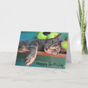 Cat Kärlek ’Grattis på födelsedagen’ Kort