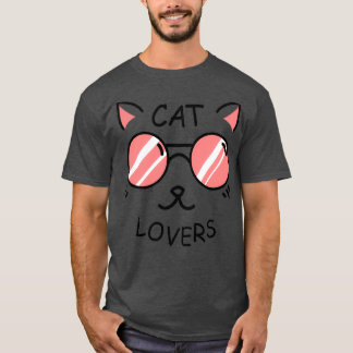 Cat Kärlek Heart Valentines day Cats Älskare Gips T Shirt