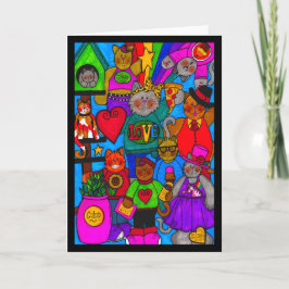 Cat Kärlek-kort Kort