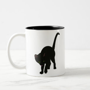 Cat Kawaii Kattdjur Little Cat Tender Chibi Två-Tonad Mugg