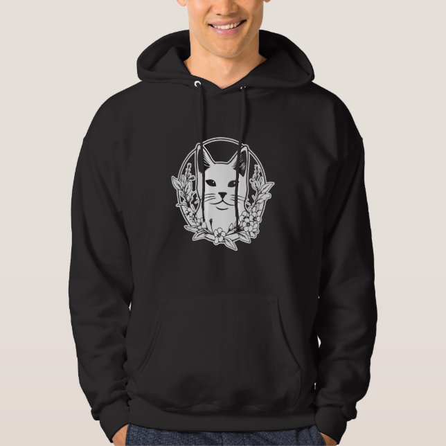 Cat Kitten Feline Pet Hoodie (Framsida)