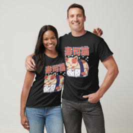 Cat Kitten Kitten Asian Food Älskare T Shirt