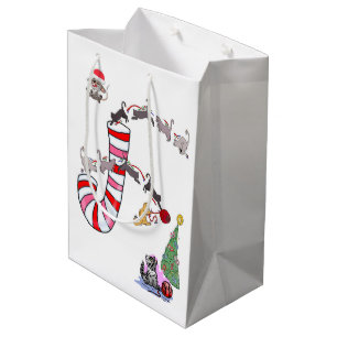 Cat Kitten Meow Mice God jul Gift Bags