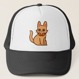 Cat Kitten Tecknad Ginger Cat Cute Kattunge Anime Keps