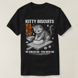 Cat Kneading Baker Kattunge Biscuits Vi kände dig T Shirt