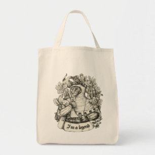 Cat Knight-vintage-utskrift Tygkasse