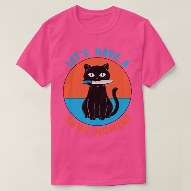Cat knivar t shirt (Design framsida)