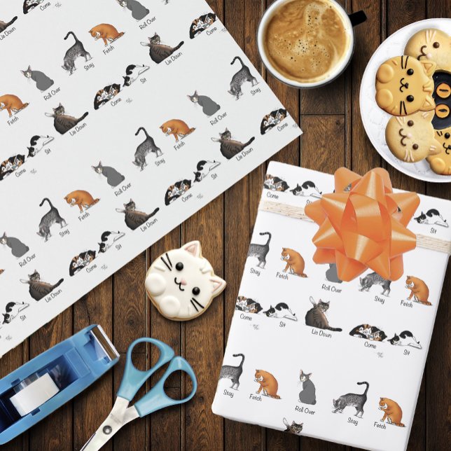 Cat-kommandon Presentpapper (Skapare uppladdad)