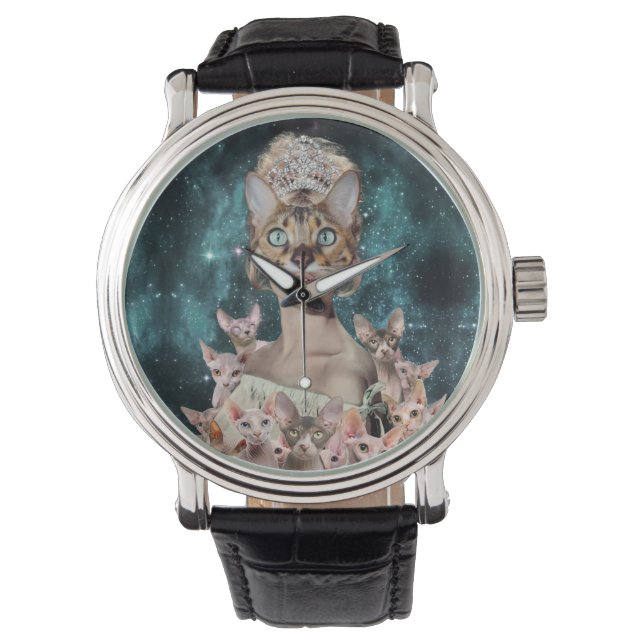 Cat Lady Armbandsur (Framsida)