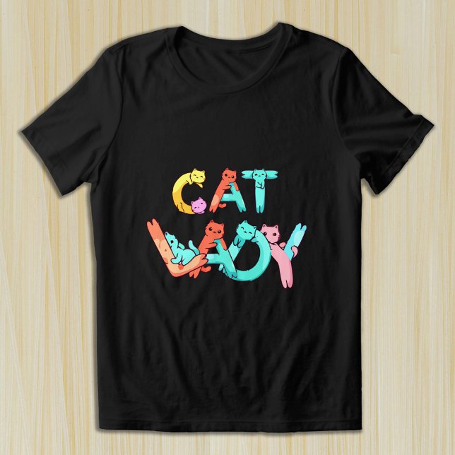 cat lady  t shirt (Skapare uppladdad)