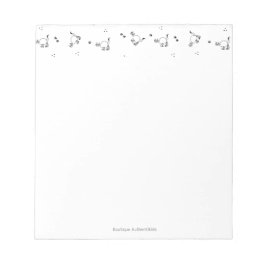 Cat Line Art Notepad Anteckningsblock