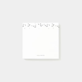 Cat Line Art Post-it Notes Block