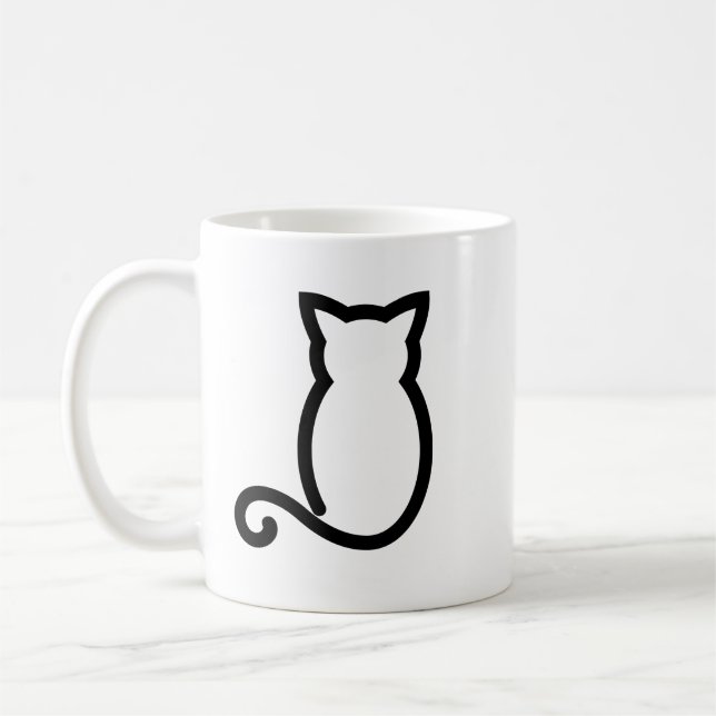 Cat Line Mugg (Vänster)