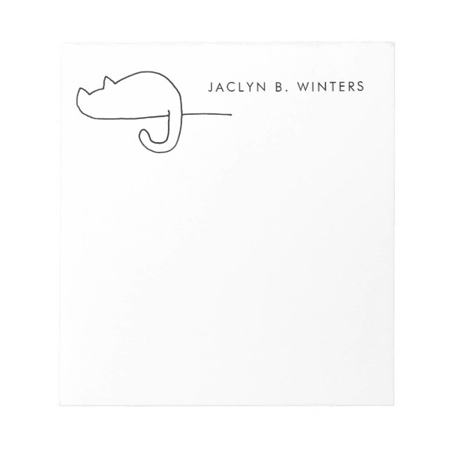 Cat Loaf | Anteckningsblock för Personlig med katt (Framsida)