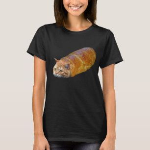 Cat Loaf Kattunge Kitten Bread Breadloaf T Shirt