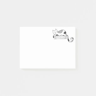 Cat Loaf på Personlig Bok Sketch Post it Notes Post-it Block