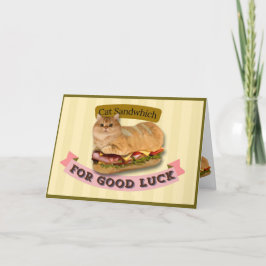 Cat Loaf Sandwhich Card Tack Kort