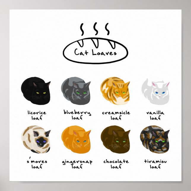 Cat Loaves Poster (Framsidan)