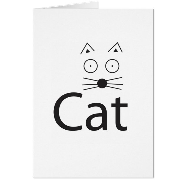 CAT-Logotyp Hälsningskort (Framsidan)