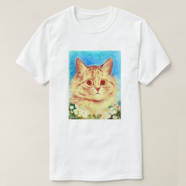 Cat, Louis Wain T Shirt (Design framsida)
