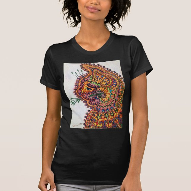Cat, Louis Wain Tee Shirt (Framsida)
