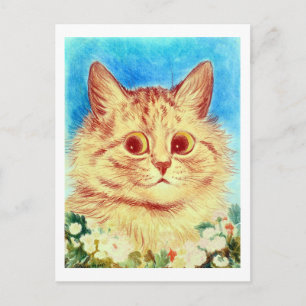 Cat, Louis Wain Vykort