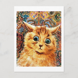 Cat, Louis Wain Vykort