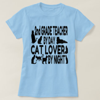Cat Lover 2:a Klass-läraren T-shirt