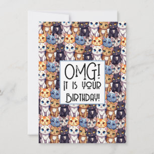 Cat Lover Birthday l OMG Det är din födelsedag.