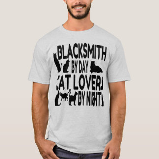Cat Lover Blacksmith Tee Shirt