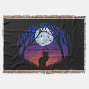 Cat Lover Blanket Personlig Cat Throw Blanket Filt