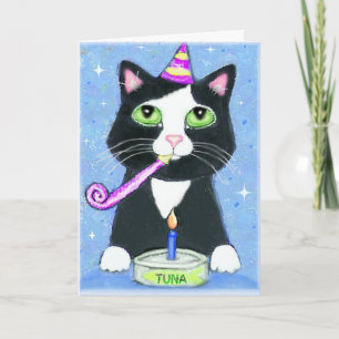 Cat Lover Boy's Birthday Card Kort