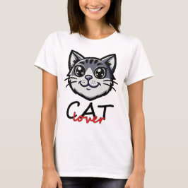 Cat Lover - Cat Design T Shirt