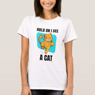 Cat Lover Cat Mamma.. - Håll i ett katt T Shirt