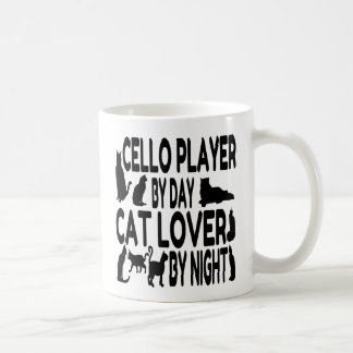 Cat Lover Cello Player Kaffemugg