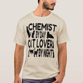 Cat Lover Chemist T-shirt