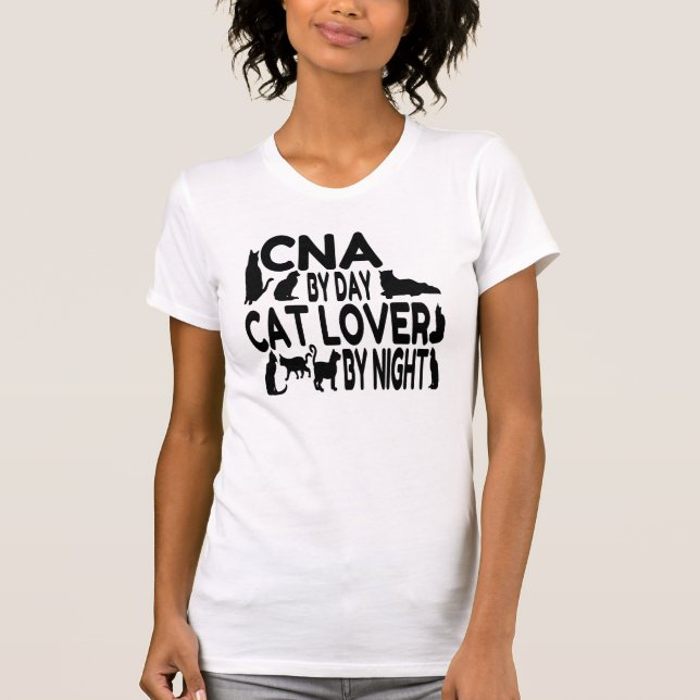 Cat Lover CNA T-shirt (Framsida)