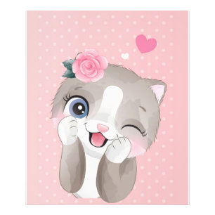 Cat Lover   Cute Little Kittens Fototryck