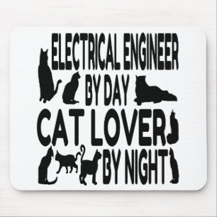 Cat Lover Electrical Ingenjör Musmatta