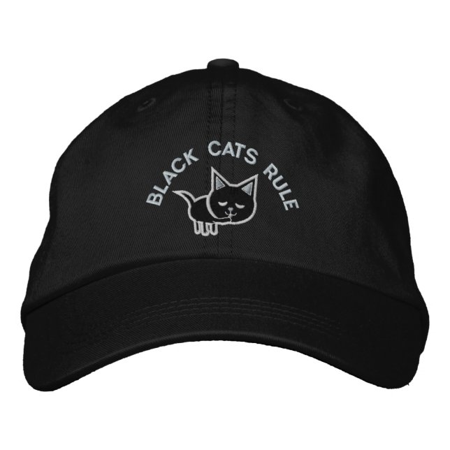Cat Lover Embroized Hat Broderad Keps (Framsida)