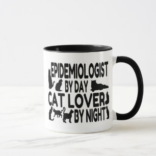 Cat Lover Epidemiolog Mugg