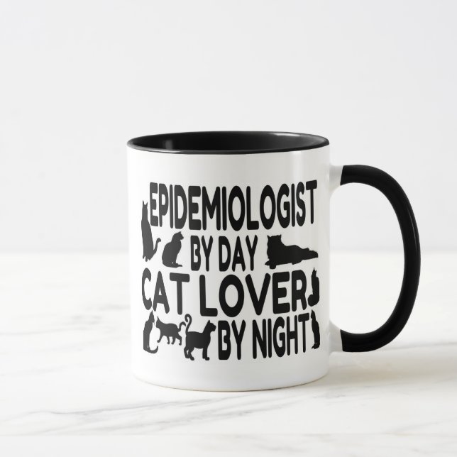 Cat Lover Epidemiolog Mugg (Höger)