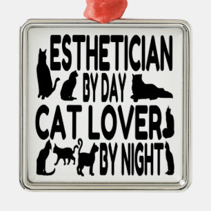Cat Lover Esthetician Julgransprydnad Metall