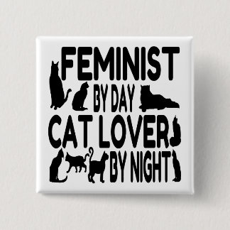 Cat Lover Feminist Knapp