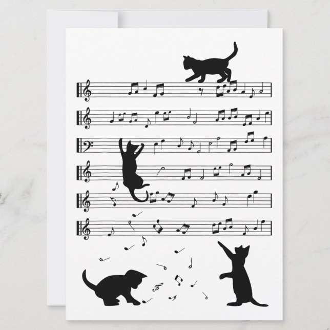 Cat Lover Funny Pianist Piano Älskare (Framsida)