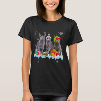 Cat Lover Funny Russian Blue Träd T Shirt