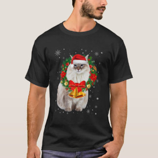 Cat Lover Funny Siberian Träd Julljus T Shirt