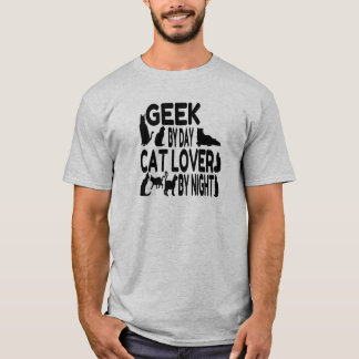 Cat Lover Geek T-shirt