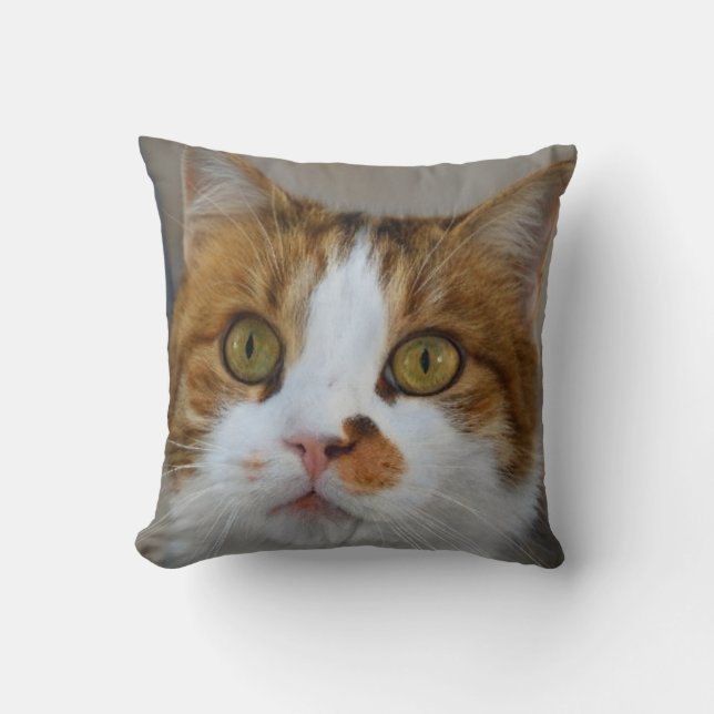 Cat Lover Gift - Anpassningsbar Pet Photo Keepsak  Kudde (Framsida)