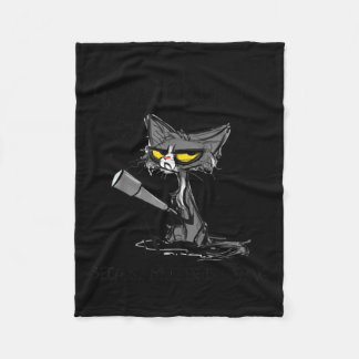 Cat Lover Gift | Gått för Älskare-katt Fleecefilt